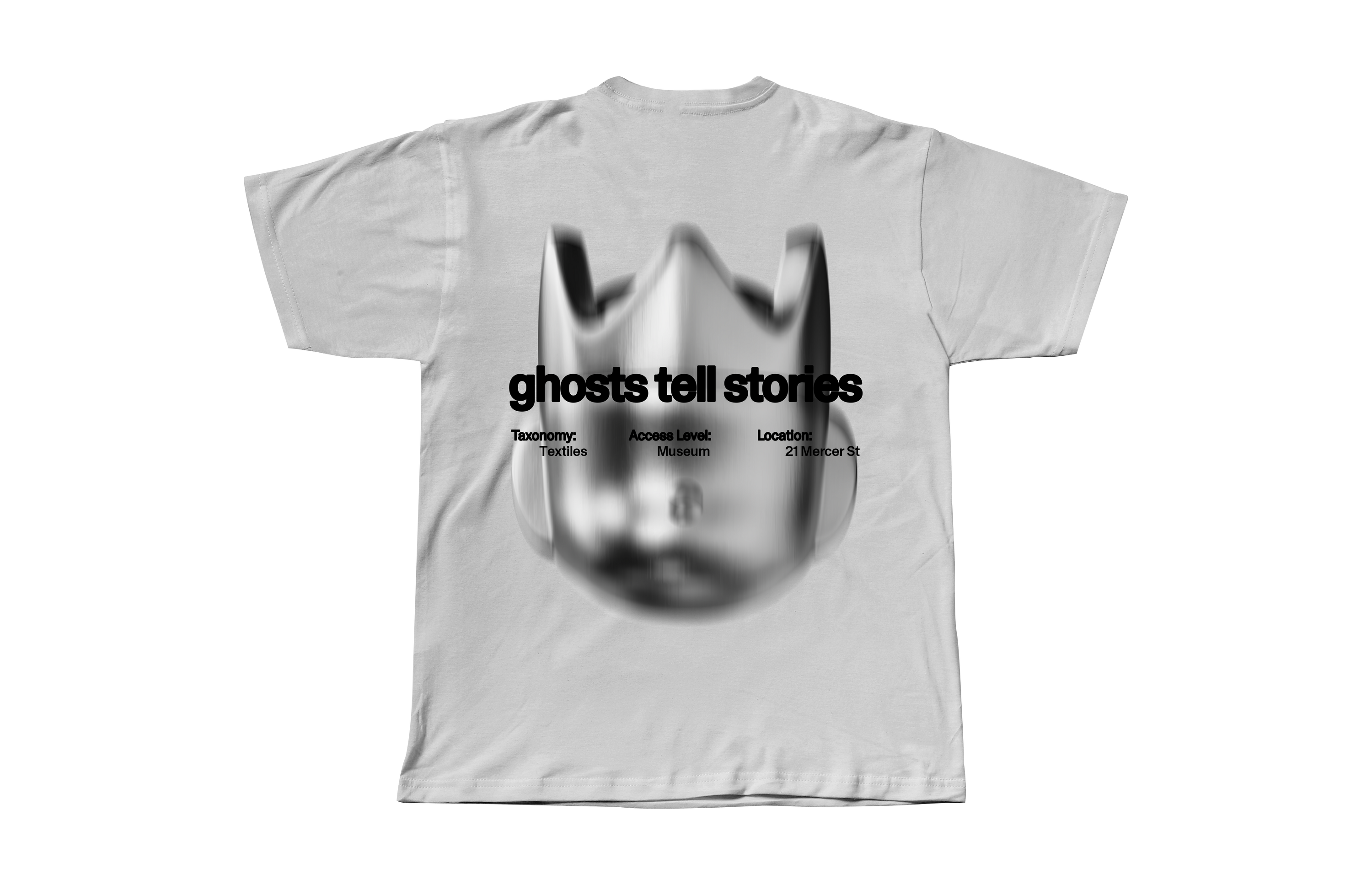 ghostwrite museum tee (white)
